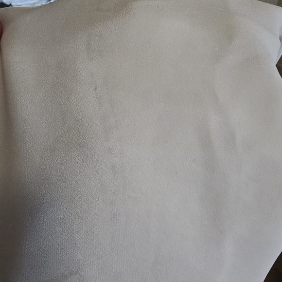 Loft Cream Blush Blouse Mixed Media Small - Picture 7 of 7